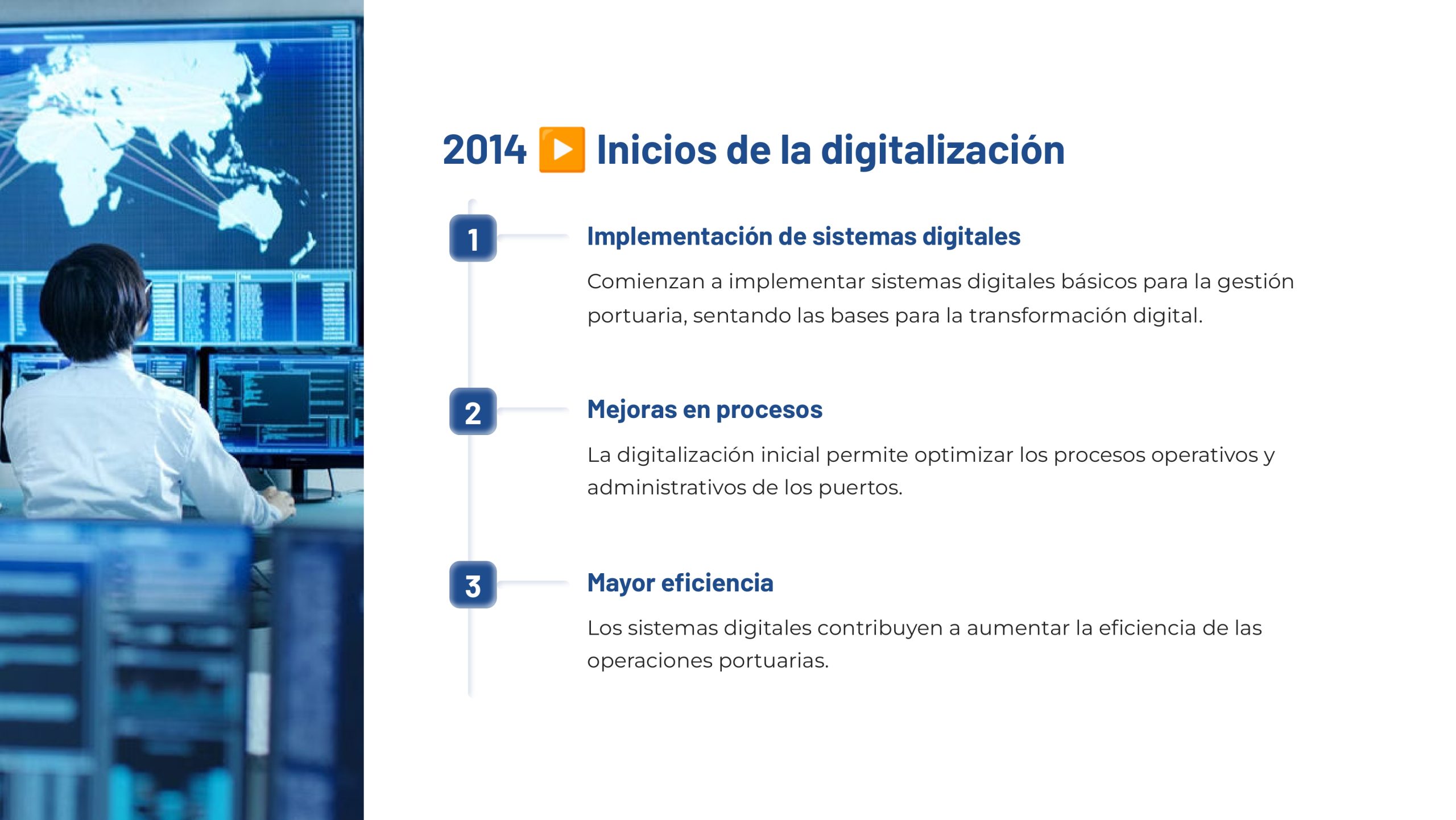 Un recorrido por la transformación digital del sector portuario en la última década