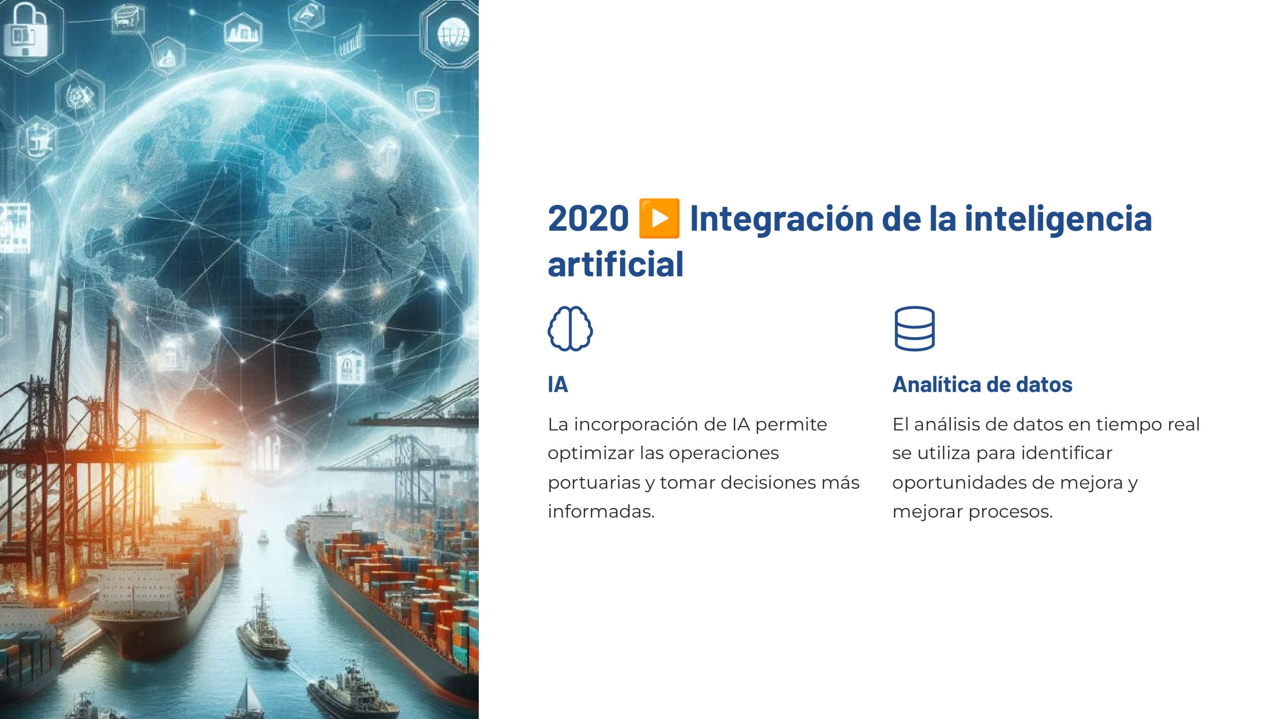 Un recorrido por la transformación digital del sector portuario en la última década