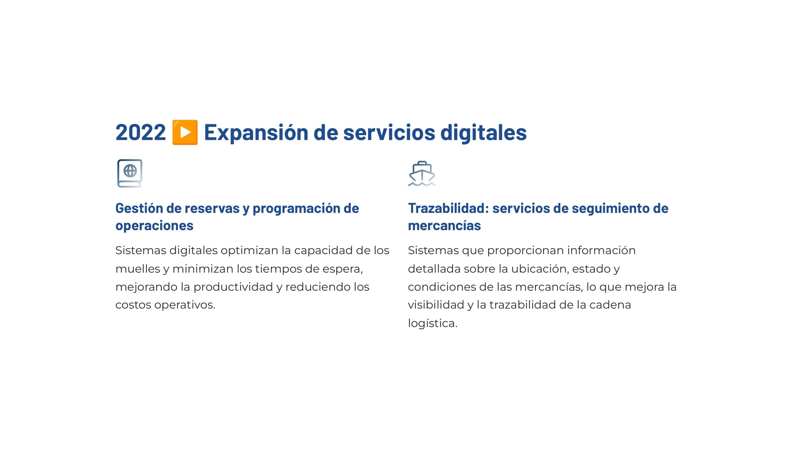 Un recorrido por la transformación digital del sector portuario en la última década