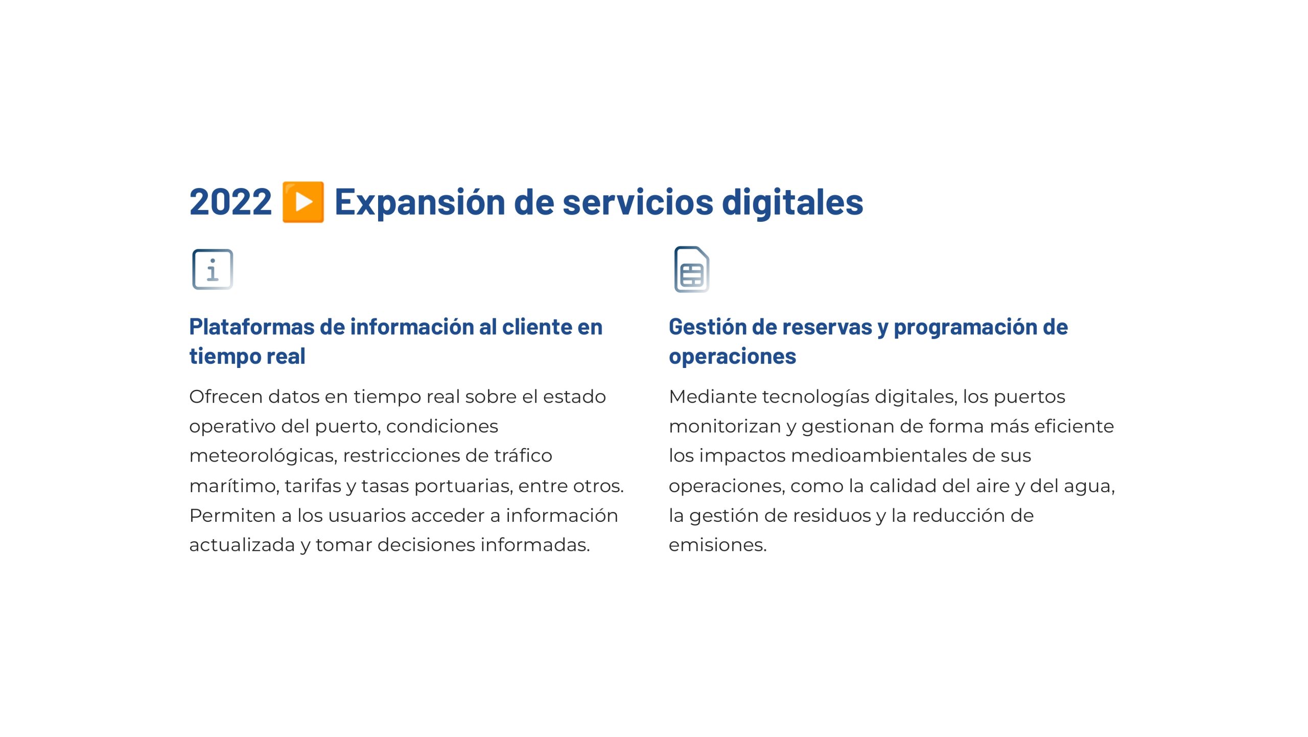 Un recorrido por la transformación digital del sector portuario en la última década