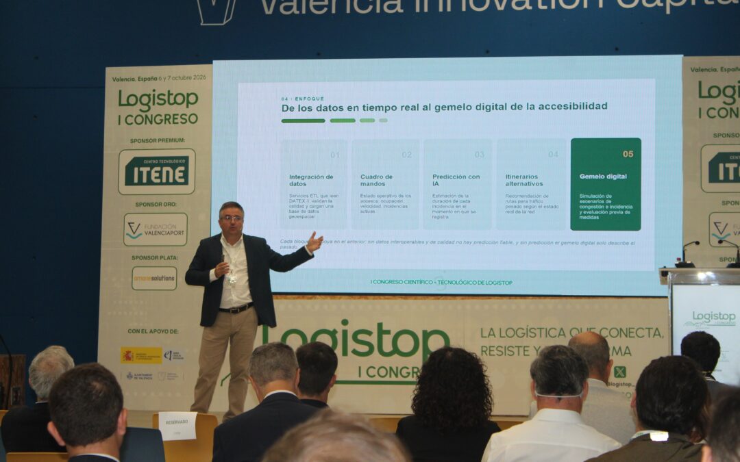 La Cátedra Smart Ports apuesta por la gestión predictiva de los accesos portuarios terrestres mediante IA y gemelos digitales en el I Congreso Logistop